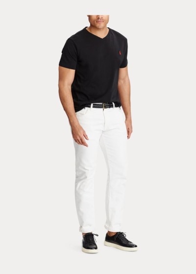 Men's Polo Ralph Lauren Classic Fit V-Neck T Shirts | 467230BUZ